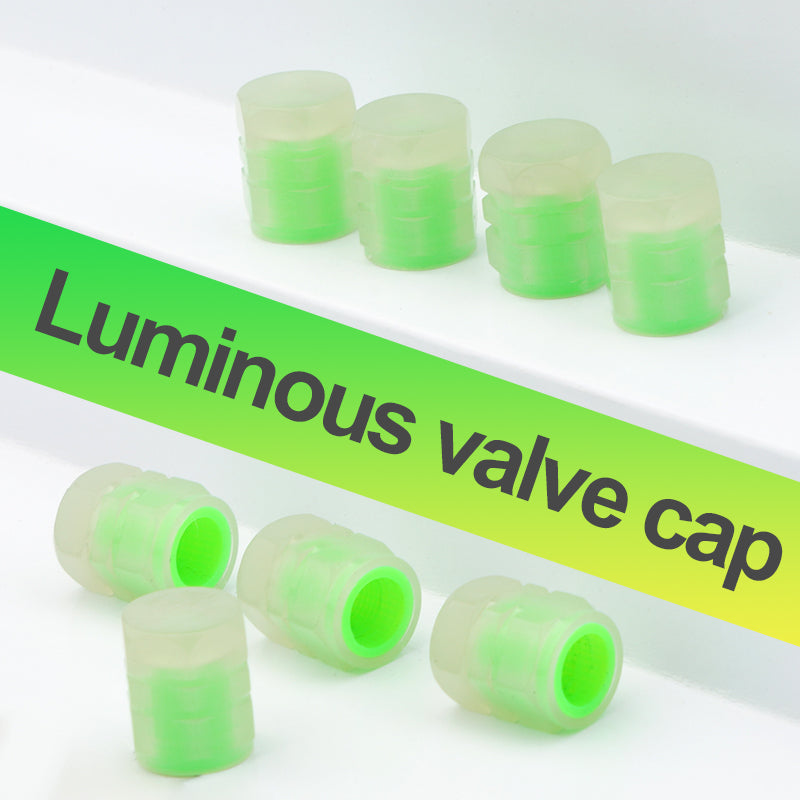 Fluorescent Valve Caps for Cars & Motorcycles