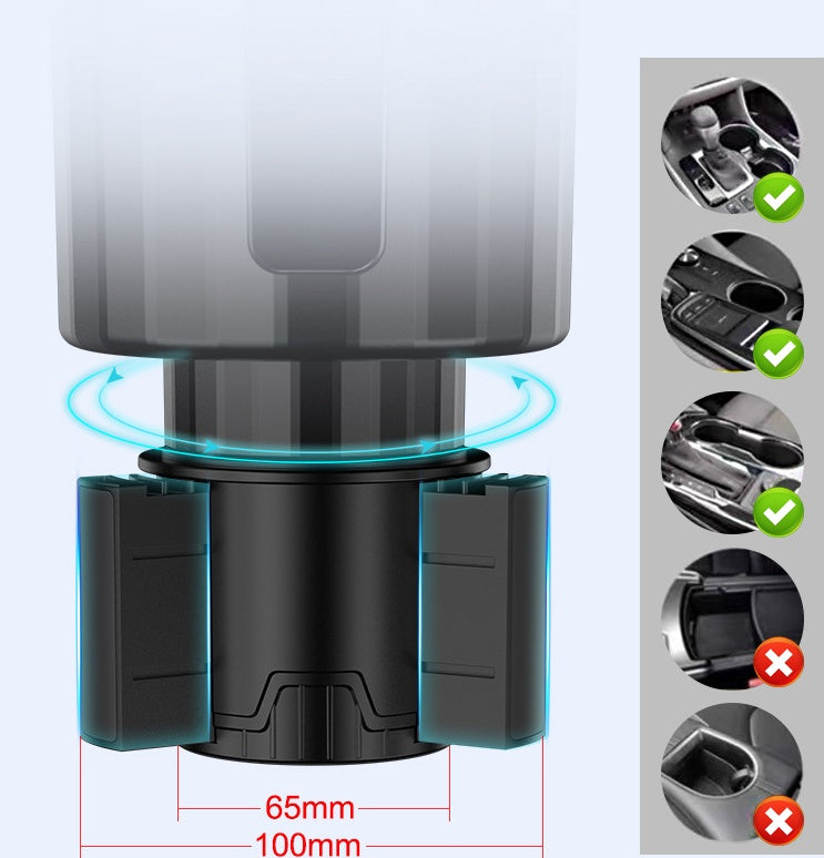 Rozszerzenie Uchwytu na Kubek do Samochodu dla Większych Butelek