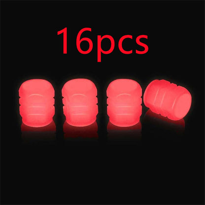 Fluorescent Valve Caps for Cars & Motorcycles